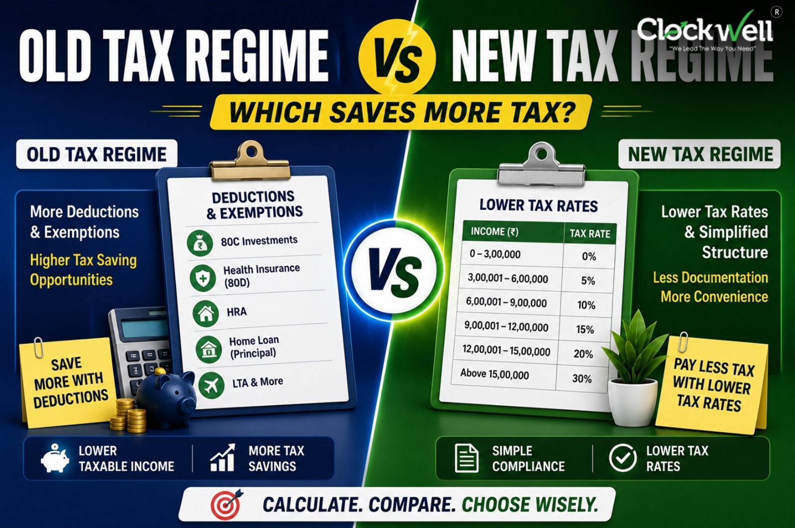Old Tax Regime vs New Tax Regime: Which Saves More Tax?
